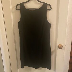 Whimsygoth black suede look jumper dress/ pinafore